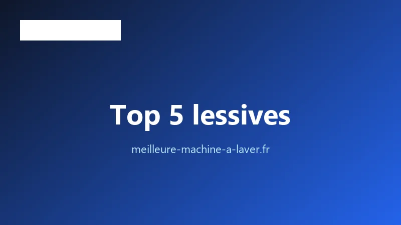 Sélection de lessives liquides, capsules et écologiques