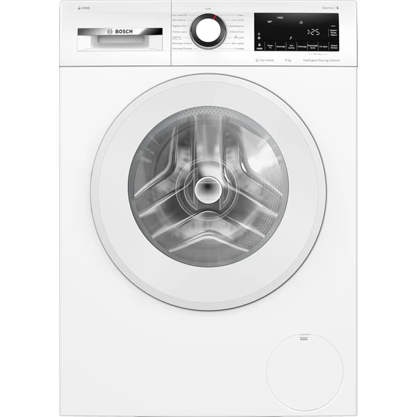 Bosch WGG244F1FR Série 6 - Lave-linge, pose-libre, dosage automatique i-DOS | Blanc, 9 kg, 1400 trs/min, Iron 