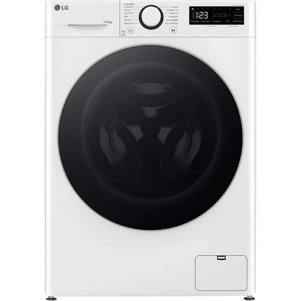 LG AI DD D4R5010TSWS Lave-sécheuse 10/6 kg Série R5 Classe D, Machine à laver et sèche-linge ensemble, 1400 to